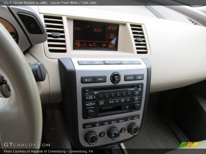 Glacier Pearl White / Cafe Latte 2005 Nissan Murano SL AWD