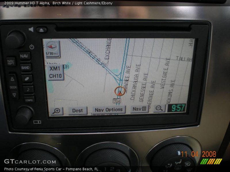 Birch White / Light Cashmere/Ebony 2009 Hummer H3 T Alpha