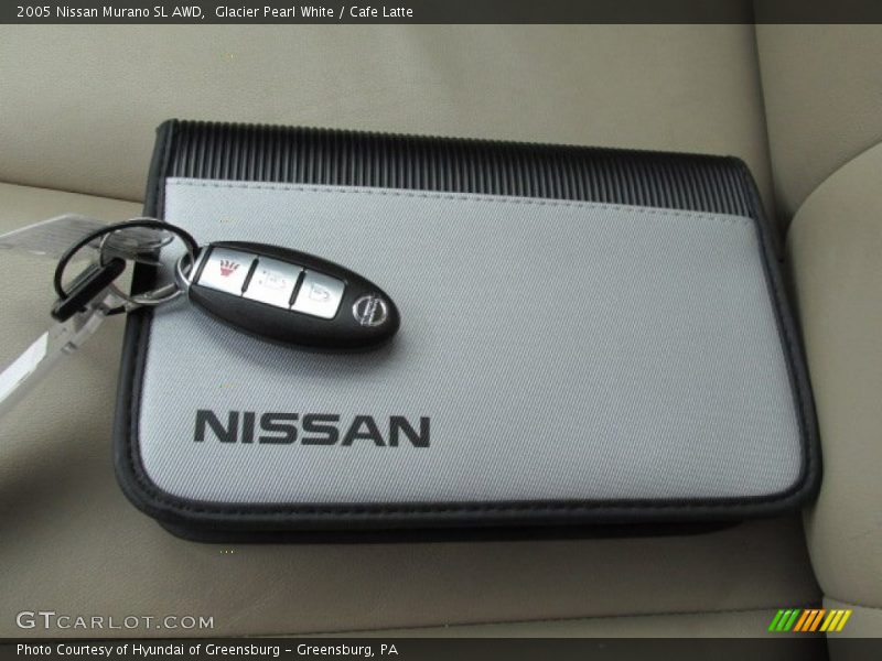 Glacier Pearl White / Cafe Latte 2005 Nissan Murano SL AWD