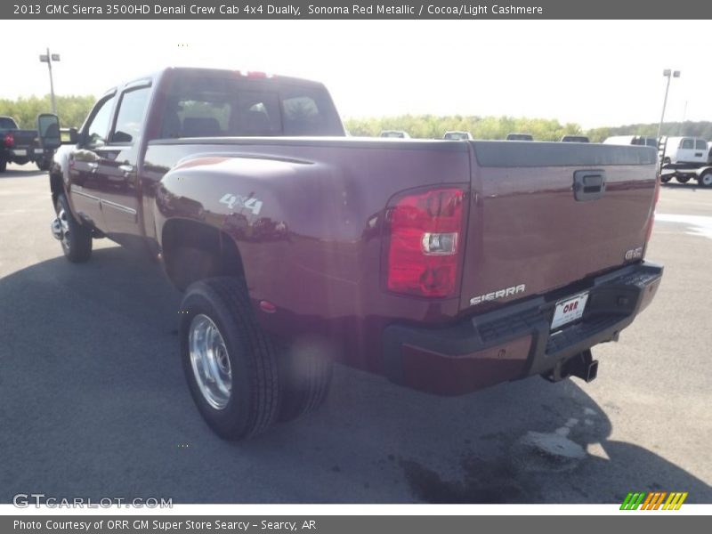 Sonoma Red Metallic / Cocoa/Light Cashmere 2013 GMC Sierra 3500HD Denali Crew Cab 4x4 Dually