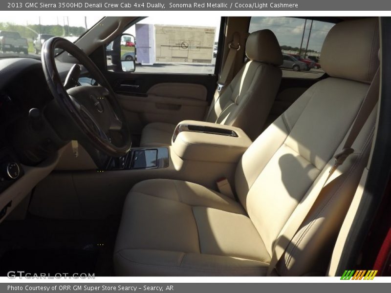 Sonoma Red Metallic / Cocoa/Light Cashmere 2013 GMC Sierra 3500HD Denali Crew Cab 4x4 Dually