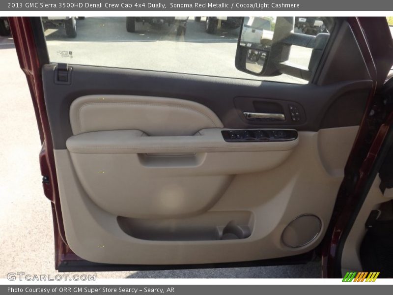 Sonoma Red Metallic / Cocoa/Light Cashmere 2013 GMC Sierra 3500HD Denali Crew Cab 4x4 Dually