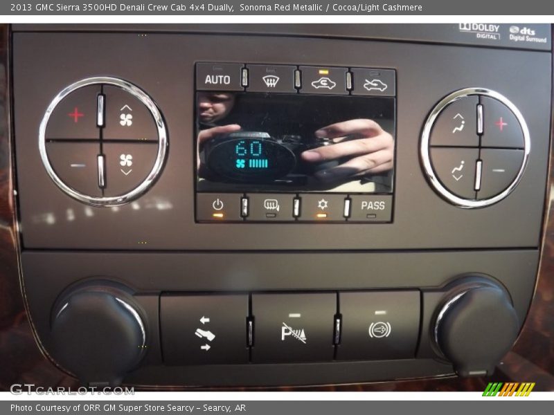 Sonoma Red Metallic / Cocoa/Light Cashmere 2013 GMC Sierra 3500HD Denali Crew Cab 4x4 Dually