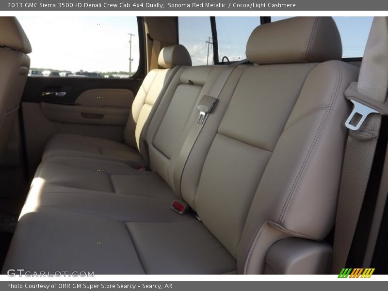 Sonoma Red Metallic / Cocoa/Light Cashmere 2013 GMC Sierra 3500HD Denali Crew Cab 4x4 Dually