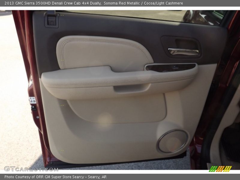Sonoma Red Metallic / Cocoa/Light Cashmere 2013 GMC Sierra 3500HD Denali Crew Cab 4x4 Dually
