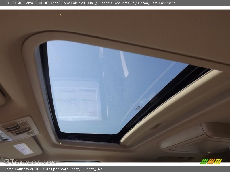 Sonoma Red Metallic / Cocoa/Light Cashmere 2013 GMC Sierra 3500HD Denali Crew Cab 4x4 Dually