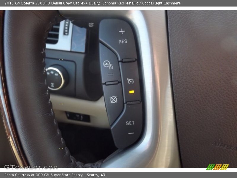 Sonoma Red Metallic / Cocoa/Light Cashmere 2013 GMC Sierra 3500HD Denali Crew Cab 4x4 Dually