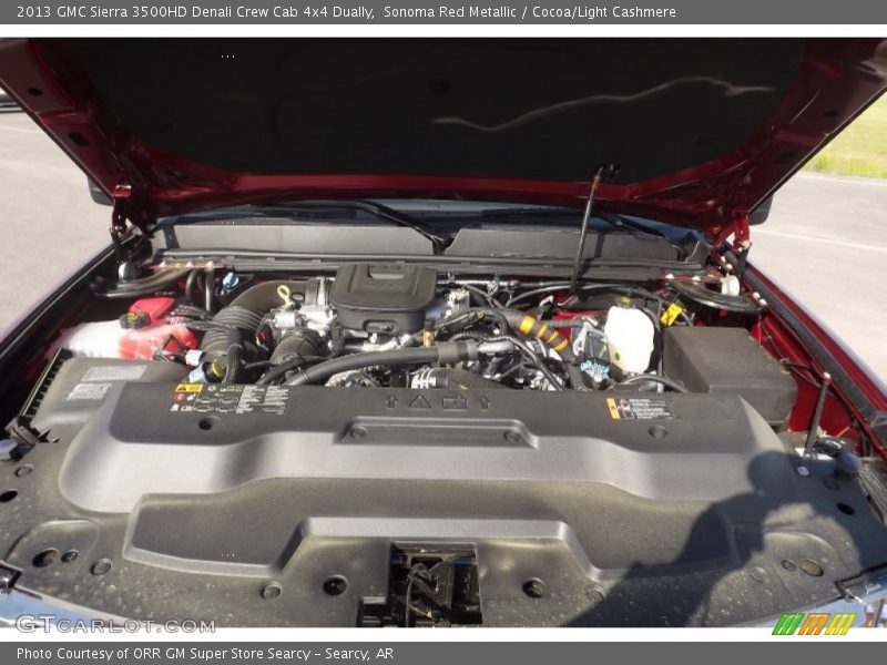 Sonoma Red Metallic / Cocoa/Light Cashmere 2013 GMC Sierra 3500HD Denali Crew Cab 4x4 Dually