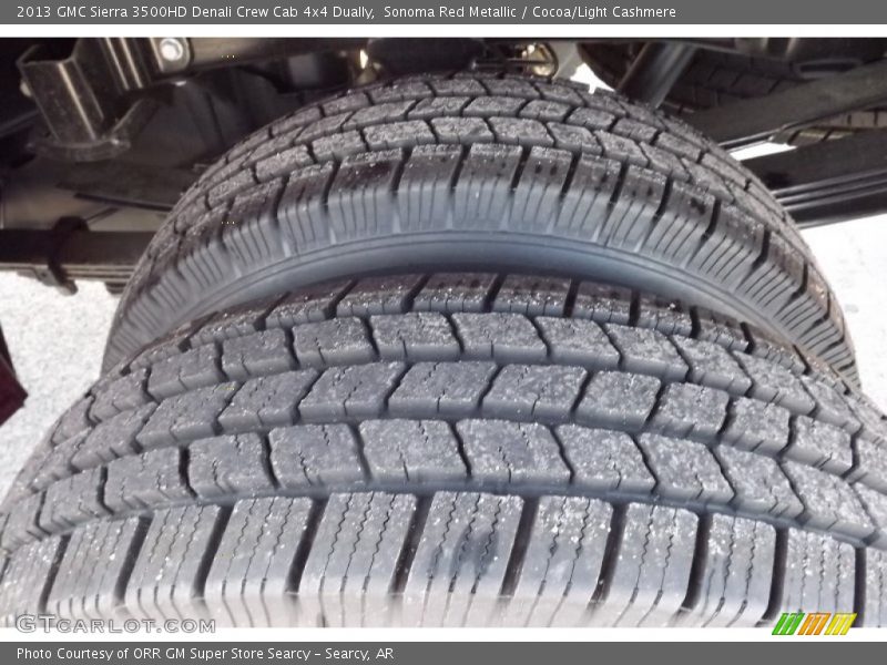 Sonoma Red Metallic / Cocoa/Light Cashmere 2013 GMC Sierra 3500HD Denali Crew Cab 4x4 Dually