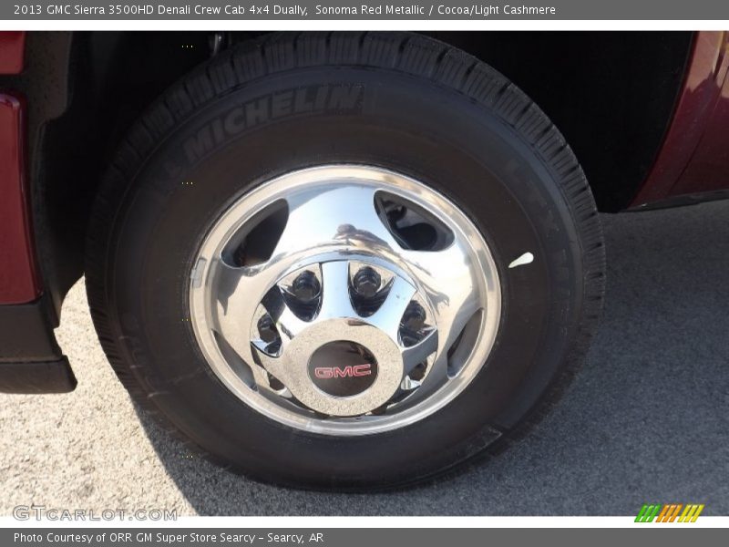 Sonoma Red Metallic / Cocoa/Light Cashmere 2013 GMC Sierra 3500HD Denali Crew Cab 4x4 Dually