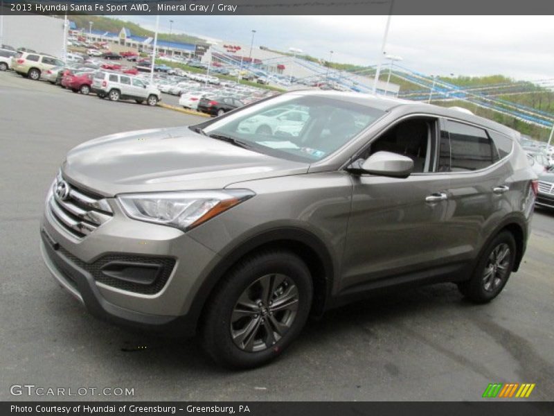 Mineral Gray / Gray 2013 Hyundai Santa Fe Sport AWD