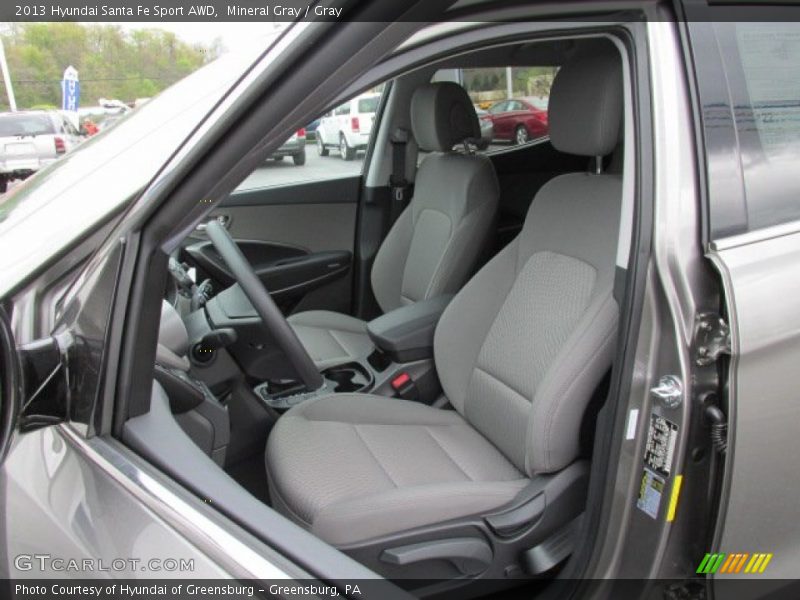  2013 Santa Fe Sport AWD Gray Interior