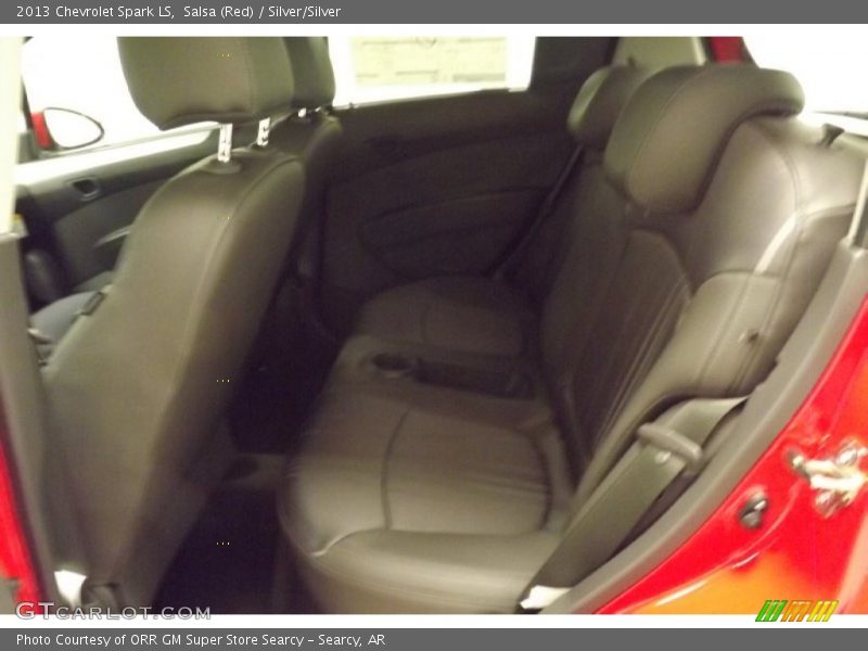 Salsa (Red) / Silver/Silver 2013 Chevrolet Spark LS