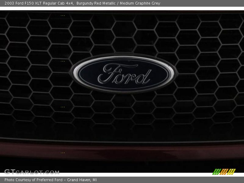 Burgundy Red Metallic / Medium Graphite Grey 2003 Ford F150 XLT Regular Cab 4x4