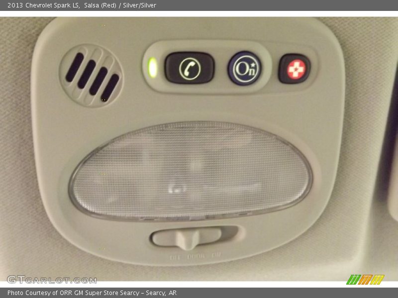 Salsa (Red) / Silver/Silver 2013 Chevrolet Spark LS