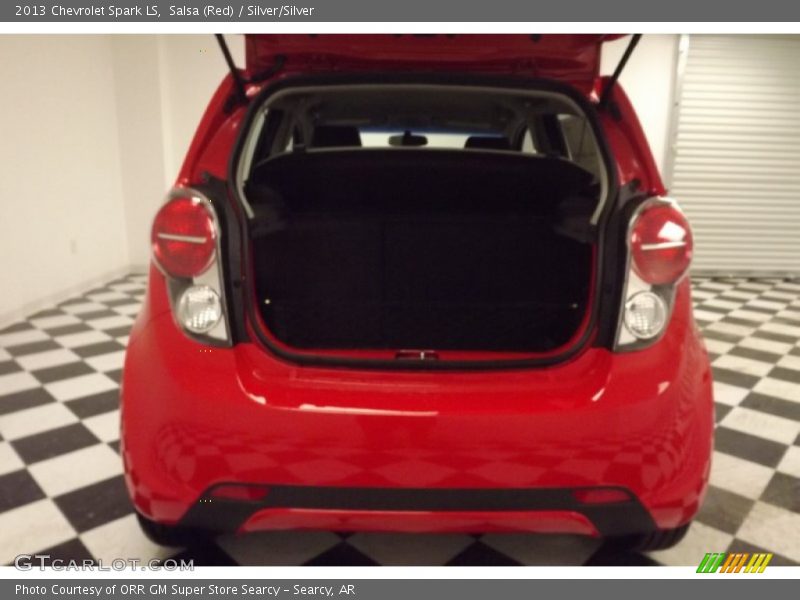 Salsa (Red) / Silver/Silver 2013 Chevrolet Spark LS