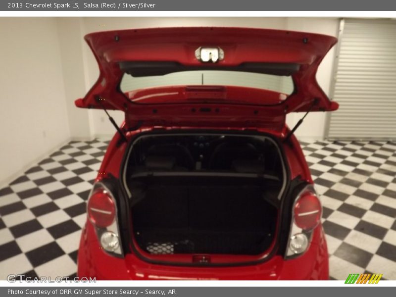 Salsa (Red) / Silver/Silver 2013 Chevrolet Spark LS