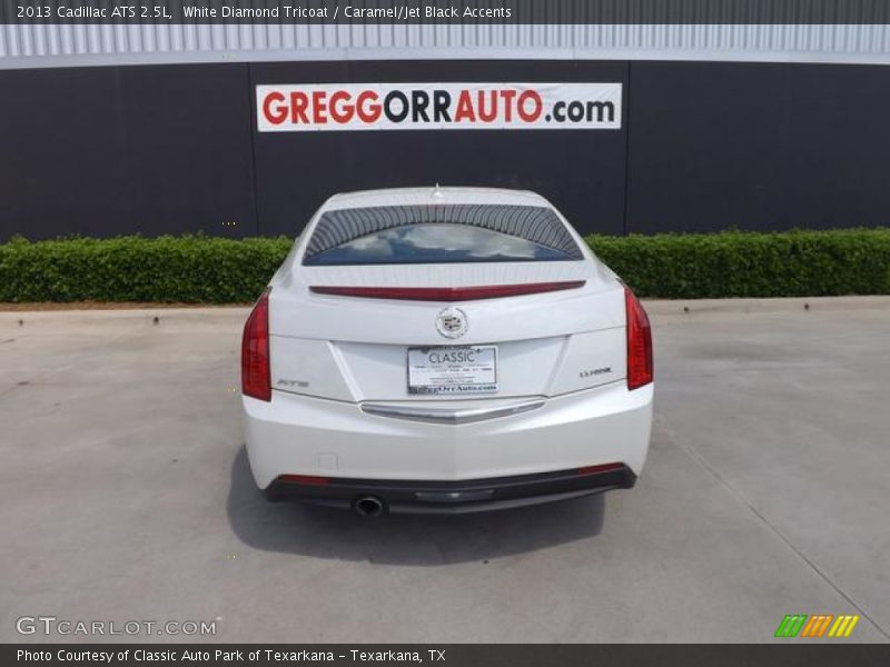 White Diamond Tricoat / Caramel/Jet Black Accents 2013 Cadillac ATS 2.5L