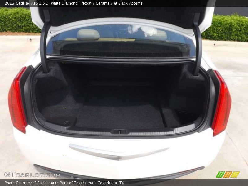 White Diamond Tricoat / Caramel/Jet Black Accents 2013 Cadillac ATS 2.5L