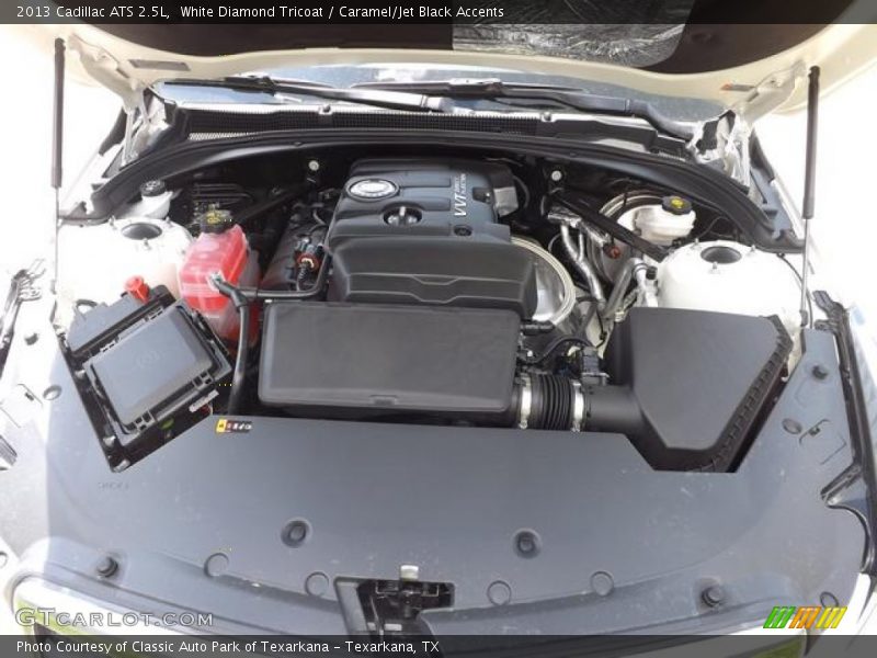 White Diamond Tricoat / Caramel/Jet Black Accents 2013 Cadillac ATS 2.5L