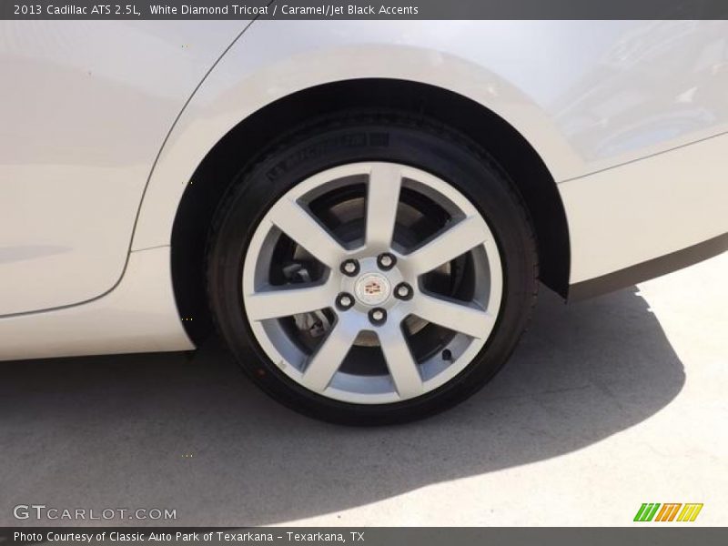 White Diamond Tricoat / Caramel/Jet Black Accents 2013 Cadillac ATS 2.5L