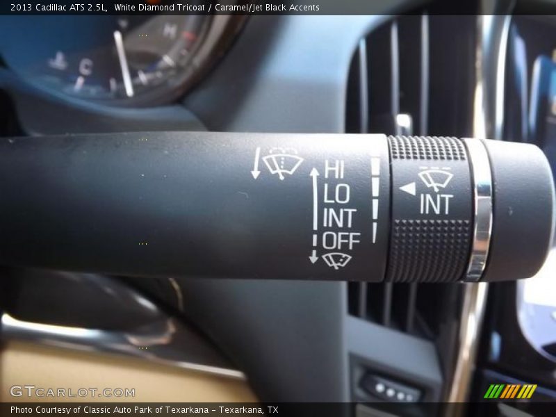 White Diamond Tricoat / Caramel/Jet Black Accents 2013 Cadillac ATS 2.5L