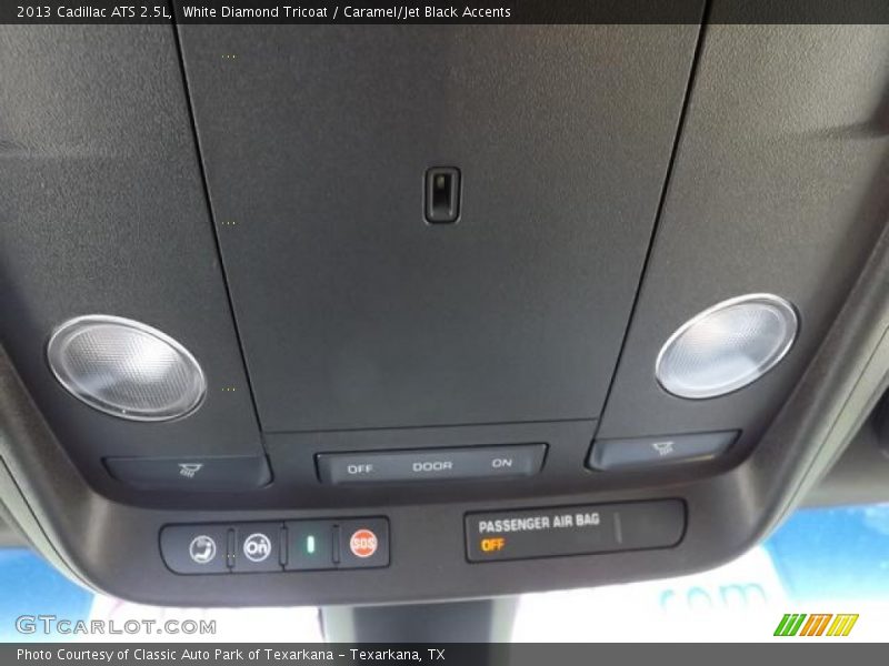 White Diamond Tricoat / Caramel/Jet Black Accents 2013 Cadillac ATS 2.5L