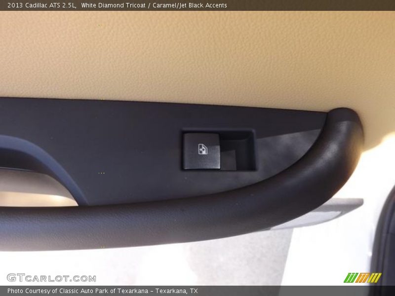 White Diamond Tricoat / Caramel/Jet Black Accents 2013 Cadillac ATS 2.5L
