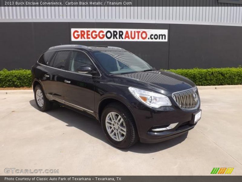 Carbon Black Metallic / Titanium Cloth 2013 Buick Enclave Convenience