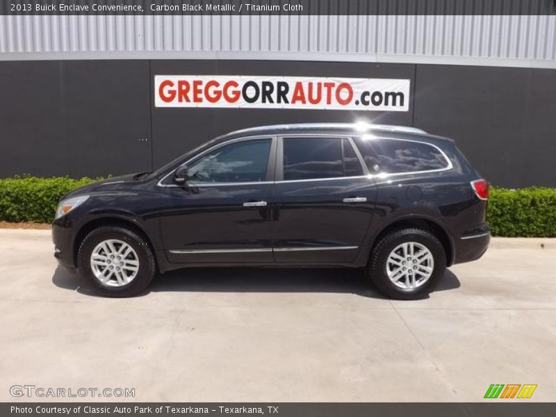Carbon Black Metallic / Titanium Cloth 2013 Buick Enclave Convenience