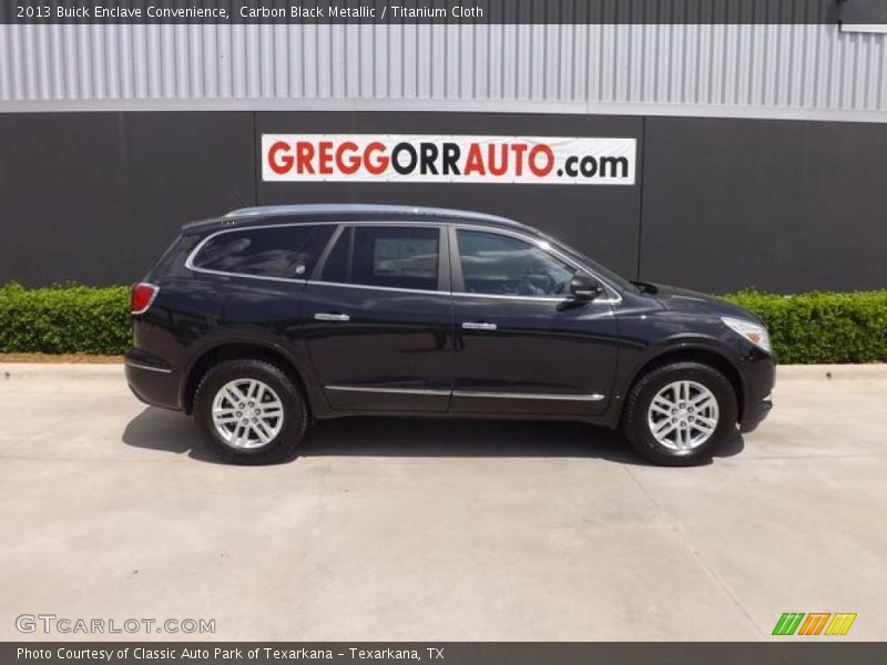 Carbon Black Metallic / Titanium Cloth 2013 Buick Enclave Convenience