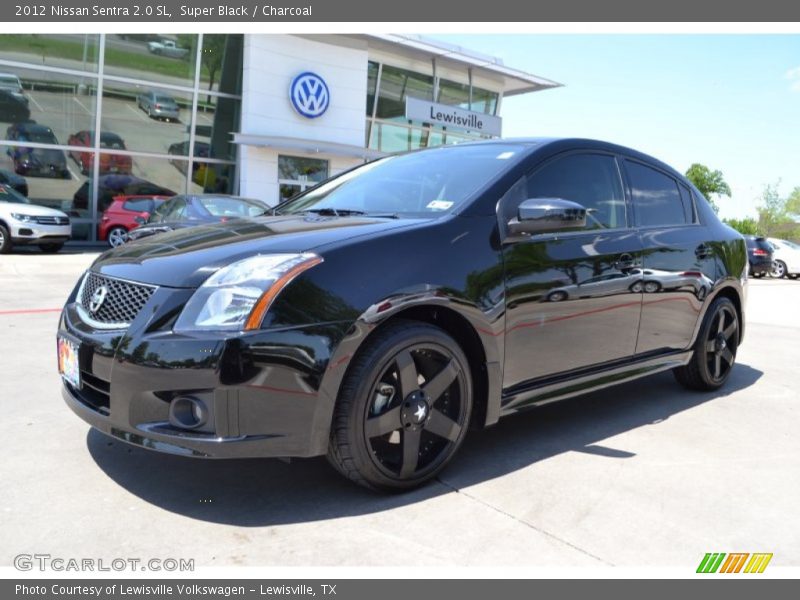 Super Black / Charcoal 2012 Nissan Sentra 2.0 SL