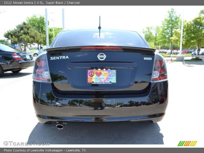 Super Black / Charcoal 2012 Nissan Sentra 2.0 SL