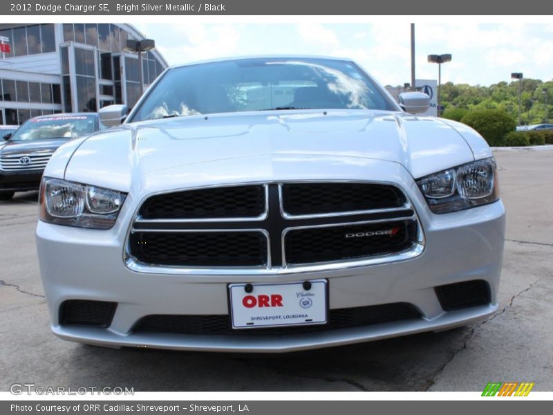 Bright Silver Metallic / Black 2012 Dodge Charger SE