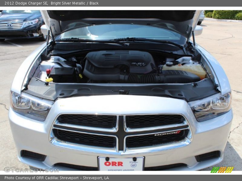 Bright Silver Metallic / Black 2012 Dodge Charger SE