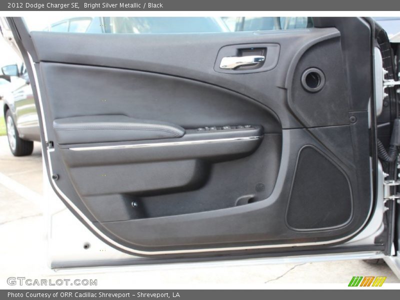 Bright Silver Metallic / Black 2012 Dodge Charger SE