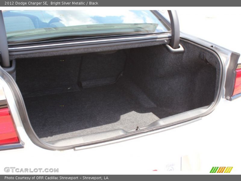 Bright Silver Metallic / Black 2012 Dodge Charger SE