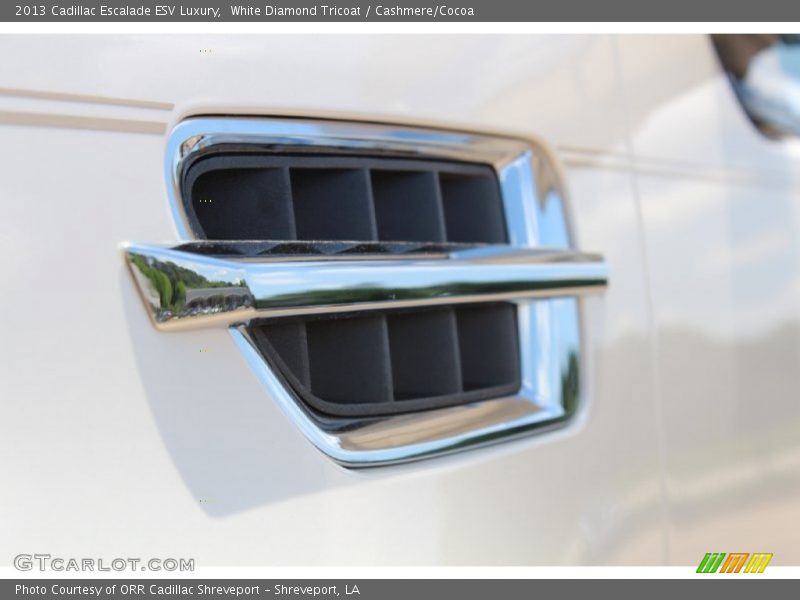 White Diamond Tricoat / Cashmere/Cocoa 2013 Cadillac Escalade ESV Luxury