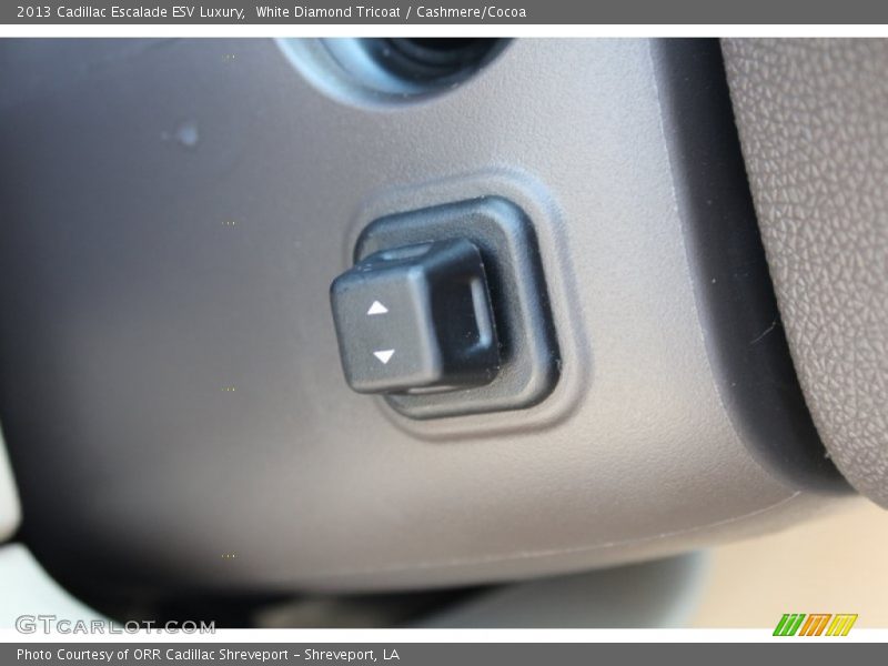 White Diamond Tricoat / Cashmere/Cocoa 2013 Cadillac Escalade ESV Luxury
