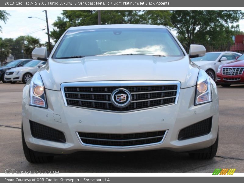 Silver Coast Metallic / Light Platinum/Jet Black Accents 2013 Cadillac ATS 2.0L Turbo Luxury