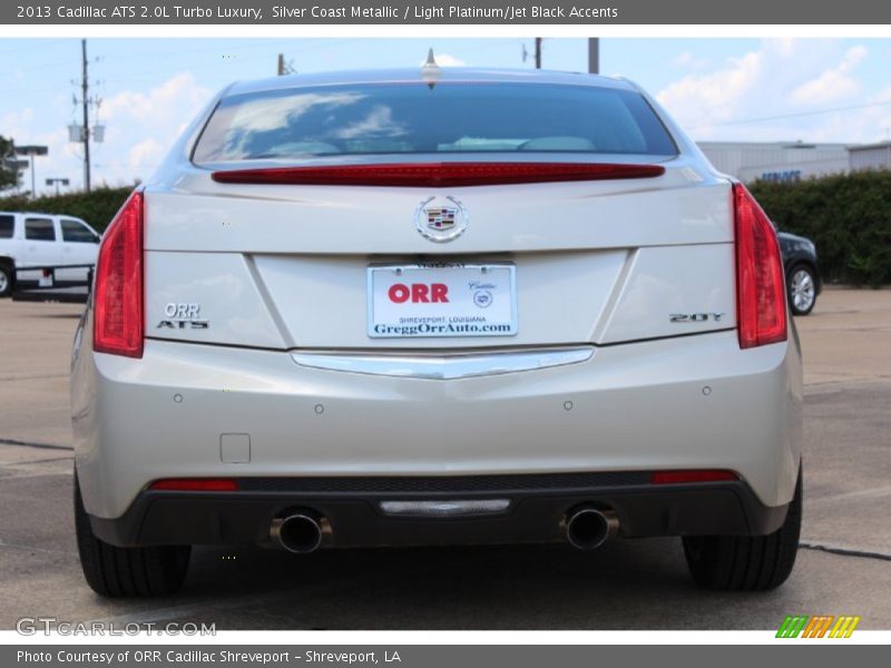 Silver Coast Metallic / Light Platinum/Jet Black Accents 2013 Cadillac ATS 2.0L Turbo Luxury