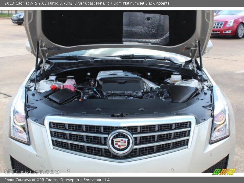 Silver Coast Metallic / Light Platinum/Jet Black Accents 2013 Cadillac ATS 2.0L Turbo Luxury