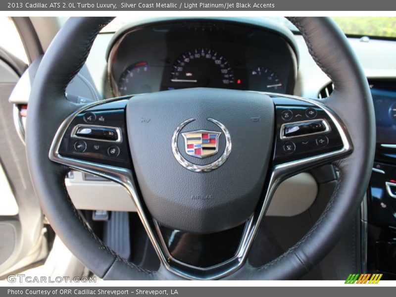 Silver Coast Metallic / Light Platinum/Jet Black Accents 2013 Cadillac ATS 2.0L Turbo Luxury