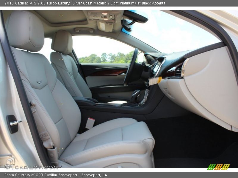 Silver Coast Metallic / Light Platinum/Jet Black Accents 2013 Cadillac ATS 2.0L Turbo Luxury
