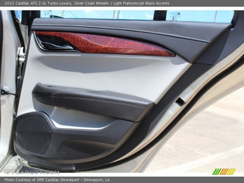 Silver Coast Metallic / Light Platinum/Jet Black Accents 2013 Cadillac ATS 2.0L Turbo Luxury