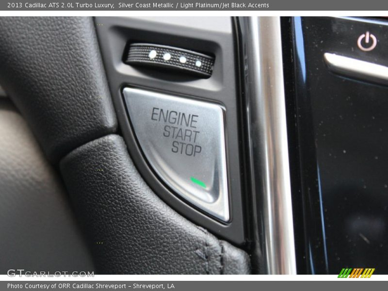 Silver Coast Metallic / Light Platinum/Jet Black Accents 2013 Cadillac ATS 2.0L Turbo Luxury