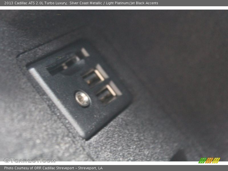 Silver Coast Metallic / Light Platinum/Jet Black Accents 2013 Cadillac ATS 2.0L Turbo Luxury