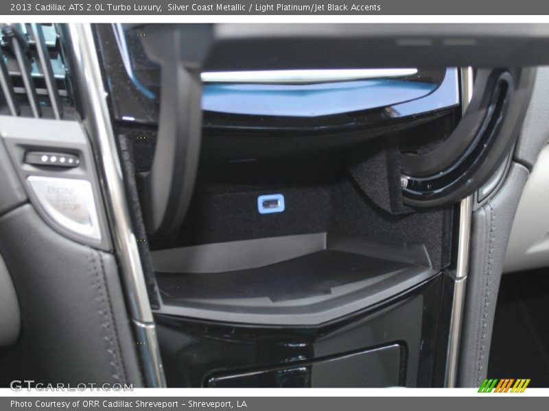 Silver Coast Metallic / Light Platinum/Jet Black Accents 2013 Cadillac ATS 2.0L Turbo Luxury