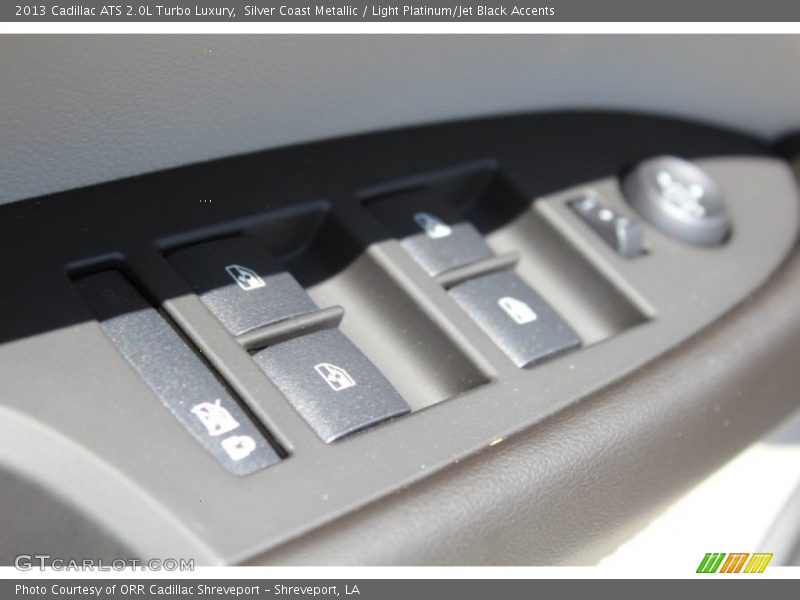 Silver Coast Metallic / Light Platinum/Jet Black Accents 2013 Cadillac ATS 2.0L Turbo Luxury