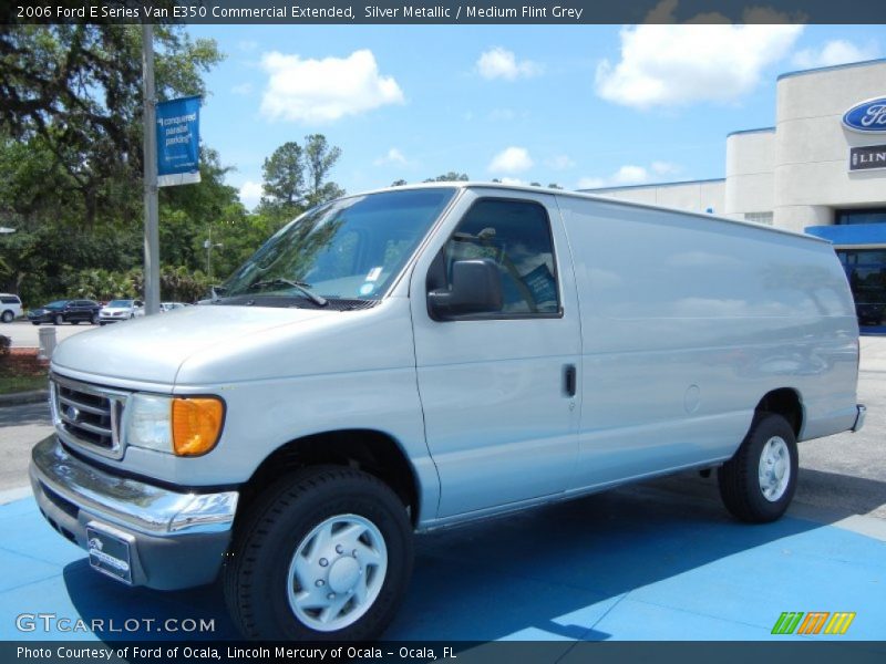Silver Metallic / Medium Flint Grey 2006 Ford E Series Van E350 Commercial Extended